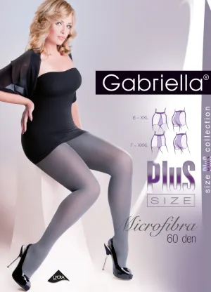 Gabriella rajstopy mikrofibra Plus Size 60 den 