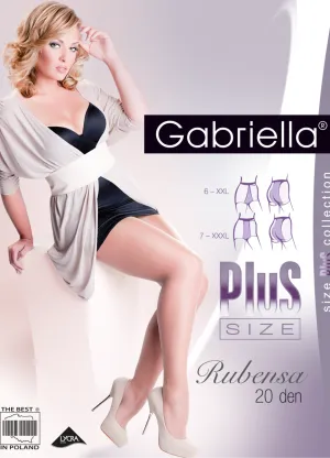 Gabriella rajstopy RUBENSA Plus Size 20 den