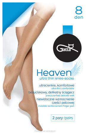 Gatta podkolanówki HEAVEN ultracienkie 8 den