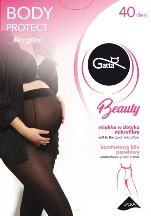 Gatta rajstopy ciążowe BODY PROTECT 40 den Microfibre