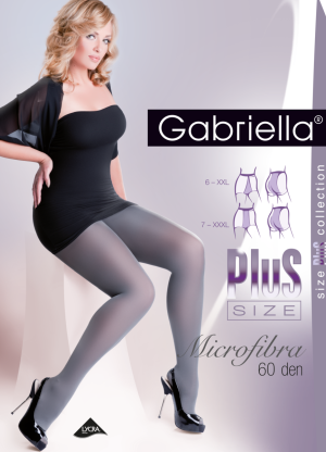 Gabriella rajstopy mikrofibra Plus Size 60 den 