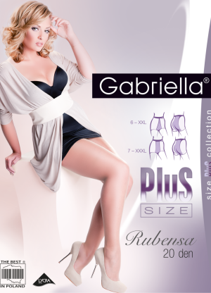 Gabriella rajstopy RUBENSA Plus Size 20 den