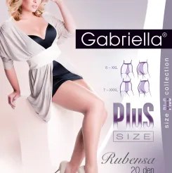 Gabriella rajstopy RUBENSA Plus Size 20 den
