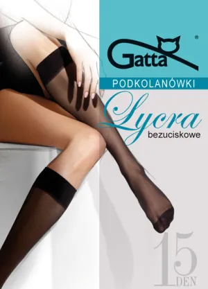 Gatta podkolanówki Lycra 15 den 2 pary