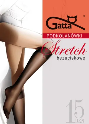 Gatta Podkolanówki bezuciskowe Stretch 15 den 2 pary